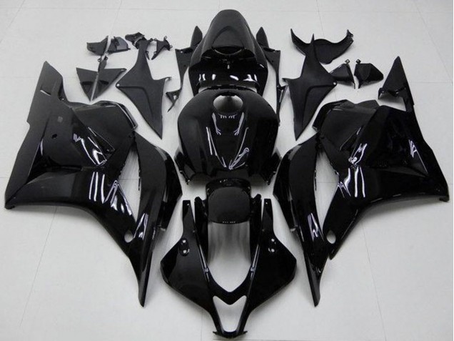 2009-2012 Honda CBR600RR Motorcycle Fairing Kits - Glossy Black