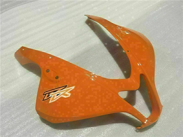 2009-2012 Honda CBR600RR Motorcycle Fairings - White Orange Glossy Black