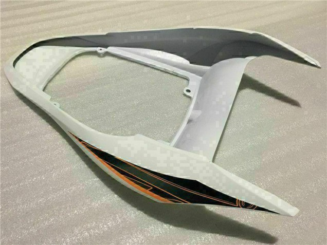 2009-2012 Honda CBR600RR Motorcycle Fairings - White Orange Glossy Black