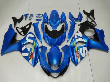 2009-2016 Suzuki GSXR 1000 Motorcycle Fairing Kits - Blue Green White