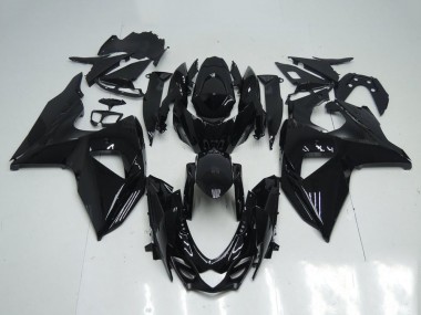 2009-2016 Suzuki GSXR 1000 Motorcycle Fairing Kits - Glossy Black