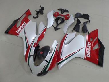 2011-2014 Ducati 1199 Motorcycle Fairing Kits - White Red Black Green