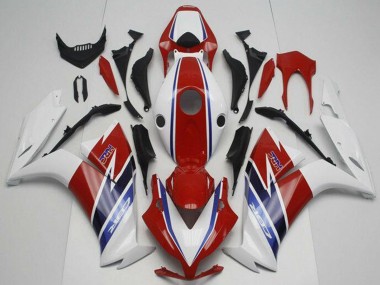 2012-2016 Honda CBR1000RR Bike Fairings - White Red Blue