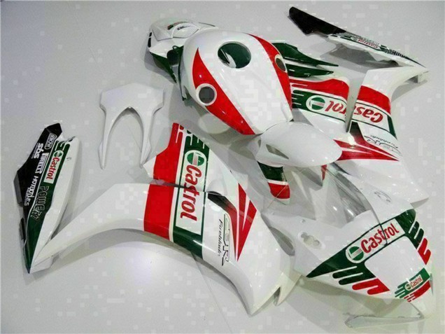 2012-2016 Honda CBR1000RR Motorcycle Fairing - White Red Green Castrol