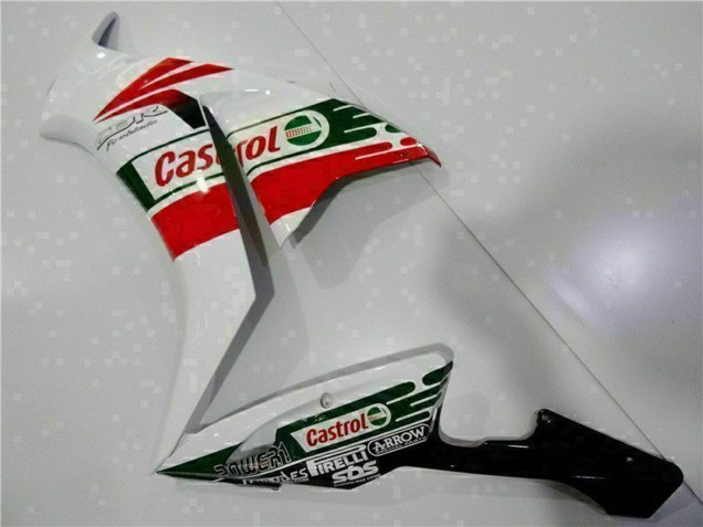2012-2016 Honda CBR1000RR Motorcycle Fairing - White Red Green Castrol