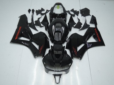 2013-2023 Honda CBR600RR Motorcycle Fairings - Glossy Black Red Decals