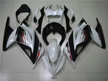 2013-2024 Kawasaki Ninja 300 EX300R Motorcycle Fairing - White Red Black