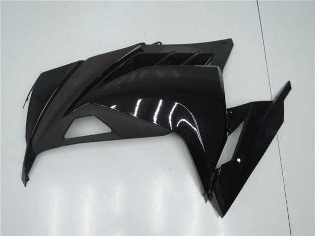 2013-2024 Kawasaki Ninja 300 EX300R Motorcycle Fairings - Glossy Black Matte Black