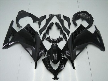2013-2024 Kawasaki Ninja 300 EX300R Motorcycle Fairings - Glossy Black Matte Black