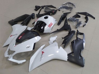 2012-2018 Aprilia RS4 50 125 Motorcycle Fairings - White Matte Black