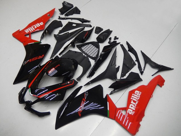 2009-2015 Aprilia RSV4 1000 Motorcycle Fairings - Glossy Black Red