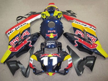 2004-2005 Honda CBR1000RR Motorcycle Fairings - Yellow Blue White Red Bull Repsol 11