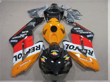 2004-2005 Honda CBR1000RR Motorcycle Fairings Kits - Orange White Red Glossy Black Repsol