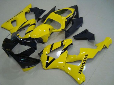 2000-2001 Honda CBR900RR 929 Motorcycle Fairing - Yellow Glossy Black