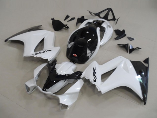 2002-2013 Honda VFR 800 Motorcycle Fairings - White Glossy Black