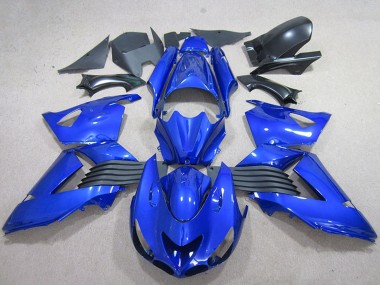 2006-2011 Kawasaki ZX14R ZZR1400 Motorcycle Fairing - Blue