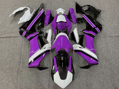 2017-2023 Honda CBR1000RR Motorcycle Fairing - White Purple Glossy Black