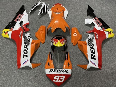 2017-2023 Honda CBR1000RR Motorcycle Fairings - Orange White Yellow Red Glossy Black Red Bull Repsol 93