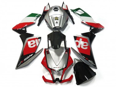 2012-2018 Aprilia RS4 125 Motorcycle Fairings - Silver Red Green Glossy Black OEM Style