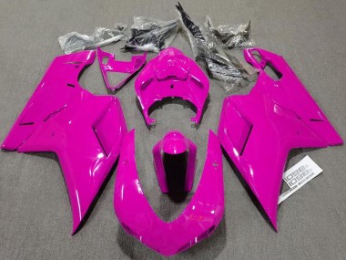 2007-2014 Ducati 1098 Motorcycle Fairings - Glossy Pink Plain