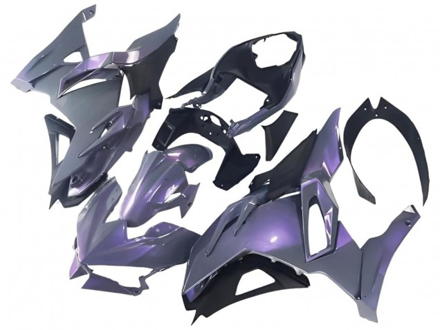 2024-2026 Kawasaki Ninja 500 EX500R Motorcycle Fairings - Chameleon Grey Dazz Pearl Purple