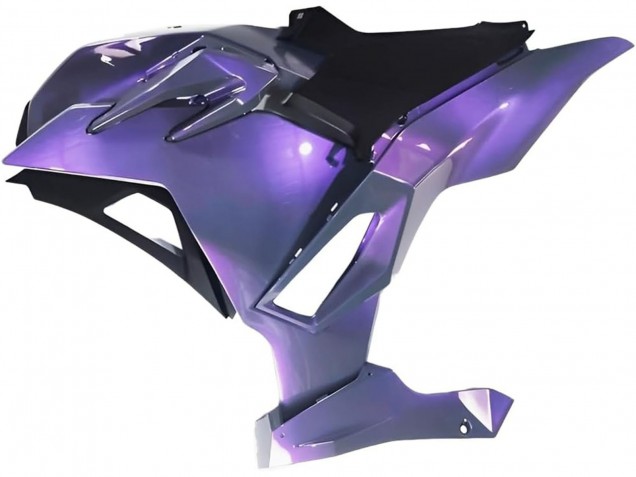 2024-2026 Kawasaki Ninja 500 EX500R Motorcycle Fairings - Chameleon Grey Dazz Pearl Purple