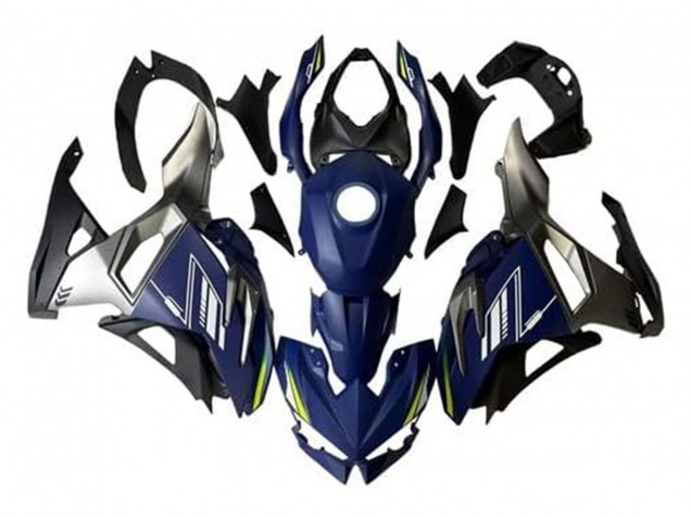 2024-2026 Kawasaki Ninja 500 EX500R Motorcycle Fairings - Blue White Yellow Silver Black