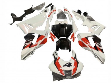 2020-2023 Honda CBR1000RR-R Motorcycle Fairings - White Red Glossy Black 4