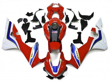 2020-2023 Honda CBR1000RR-R Motorcycle Fairing - White Red Blue HRC