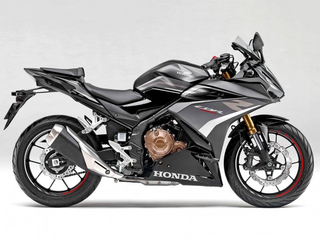 2022 Honda CBR400R Motorcycle Fairings - White Matte Black
