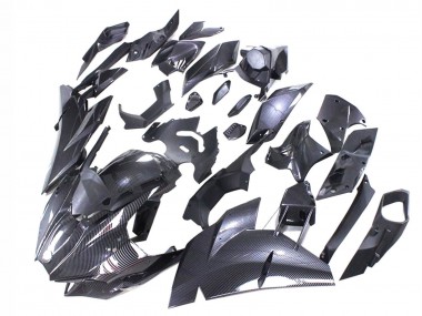 2015-2022 Kawasaki Ninja H2 Motorcycle Fairings - Black Carbon Fiber