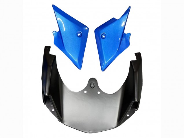 2003-2013 Suzuki SV650 Motorcycle Fairings - White Blue Lucky Strike Motul