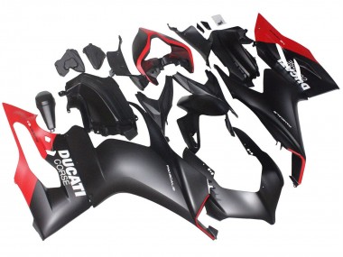 2020-2024 Ducati Panigale V2 Motorcycle Fairings - Red Matte Black Corse