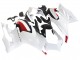 2020-2024 Ducati Panigale V2 Motorcycle Fairings - White Red Matte Black