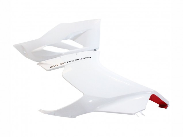2020-2024 Ducati Panigale V2 Motorcycle Fairings - White Red Matte Black