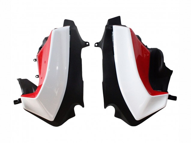 2020-2024 Ducati Panigale V2 Motorcycle Fairings - White Red Matte Black