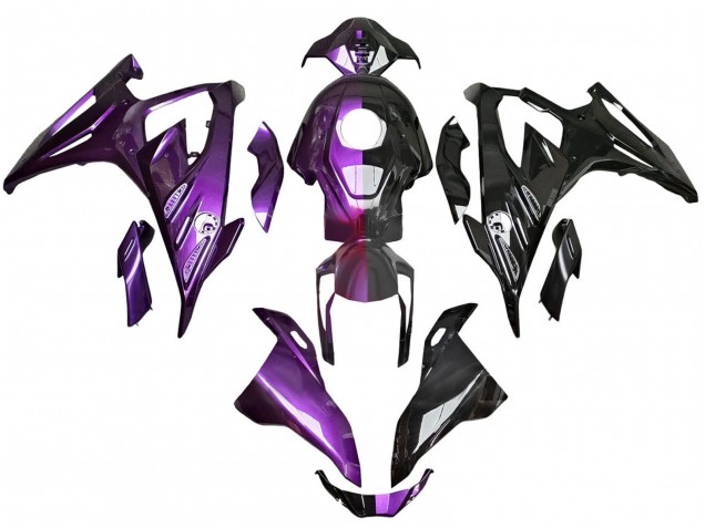 2023-2024 BMW S1000RR Motorcycle Fairings - Purple Glossy Black