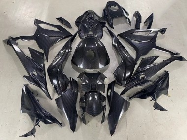 2023-2024 BMW S1000RR Motorcycle Fairings - Glossy Black Carbon Fiber