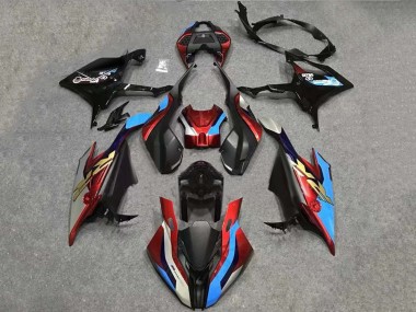 2019-2022 BMW S1000RR Motorcycle Fairing Kits - White Blue Red Black
