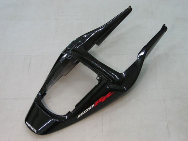 2003-2004 Honda CBR600RR Motorcycle Fairings - Glossy Black Red Decals
