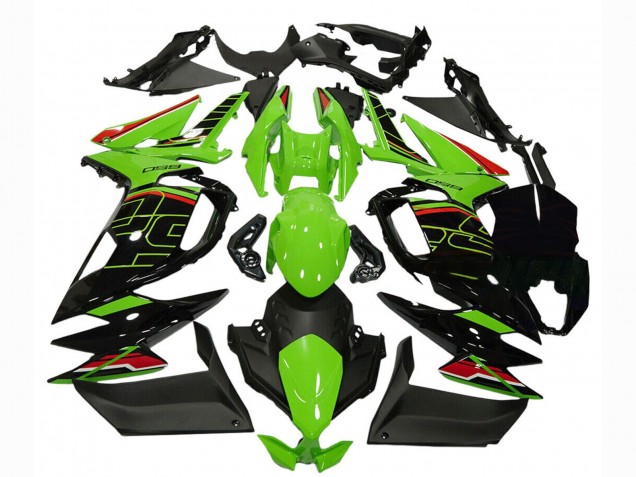 2020-2024 Kawasaki Ninja 650 EX650 Motorcycle Fairings - Green Red Black