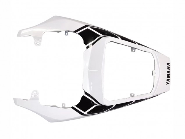 2003-2004 Yamaha YZF R6 Motorcycle Fairing - White Glossy Black