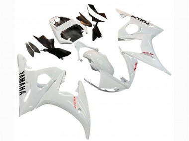 2003-2004 Yamaha YZF R6 Motorcycle Fairing - White