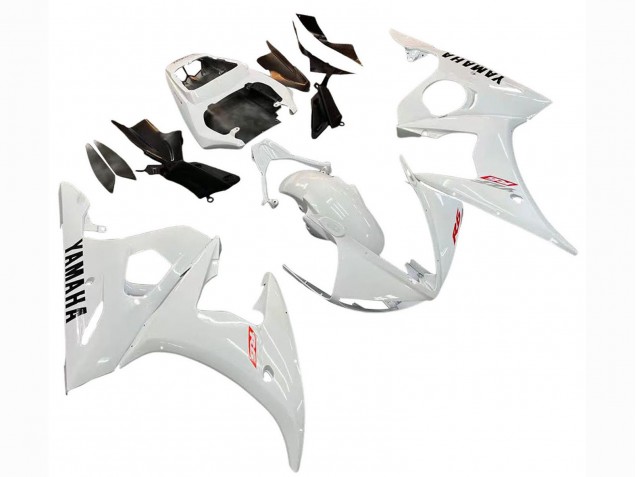 2003-2004 Yamaha YZF R6 Motorcycle Fairing - White