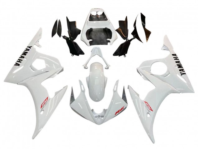 2003-2004 Yamaha YZF R6 Motorcycle Fairing - White
