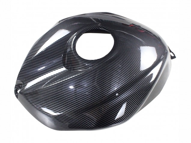 2008-2016 Yamaha YZF 600 R6 Motorcycle Fairings - Grey Black Carbon Fiber Style