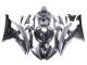 2008-2016 Yamaha YZF 600 R6 Motorcycle Fairings - Grey Black Carbon Fiber Style