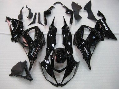 2013-2018 Kawasaki ZX6R Motorcycle Fairing - Glossy Black