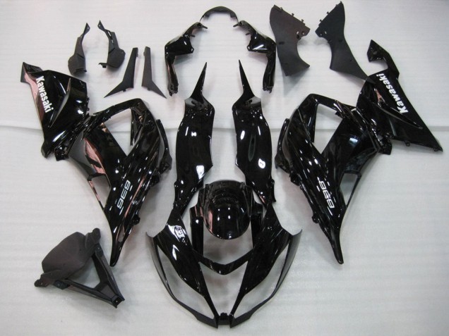 2013-2018 Kawasaki ZX6R Motorcycle Fairing - Glossy Black