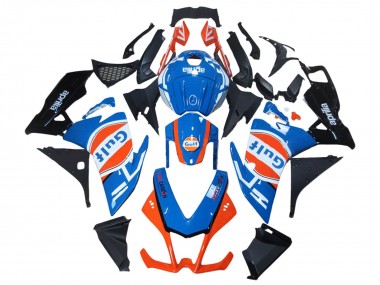 2012-2018 Aprilia RS4 50 125 Motorcycle Fairings - White Blue Orange Glossy Black Gulf